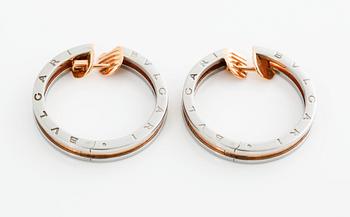 A pair of Bulgari earrings.