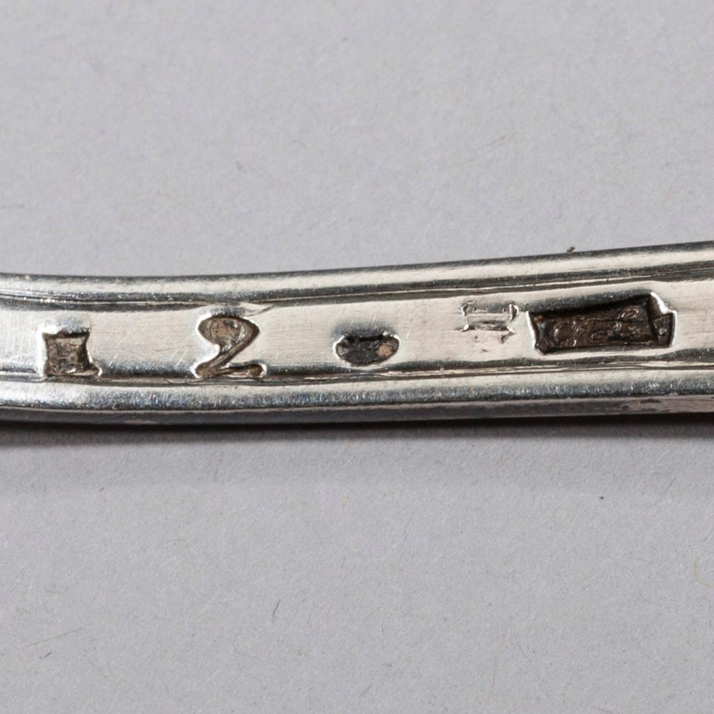 SOCKERSTRÖARE, silver, Åbo 1790, Olof Lundgren, vikt 52 g.