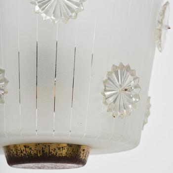 Harald Notini, a ceiling lamp model "11511", Arvid Böhlmarks Lampfabrik, Stockholm, 1940s.