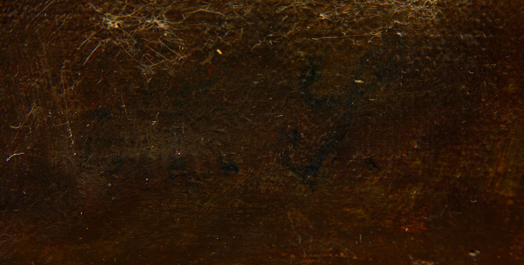 HANS LUDVIG SMIDTH, olja på duk, monogramsign.