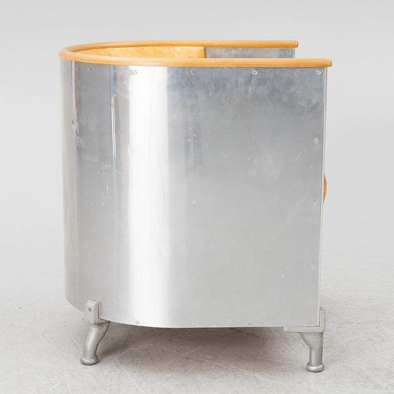 Mats Theselius, an 'Aluminiumfåtölj' armchair, Källemo, Värnamo, post 1990.