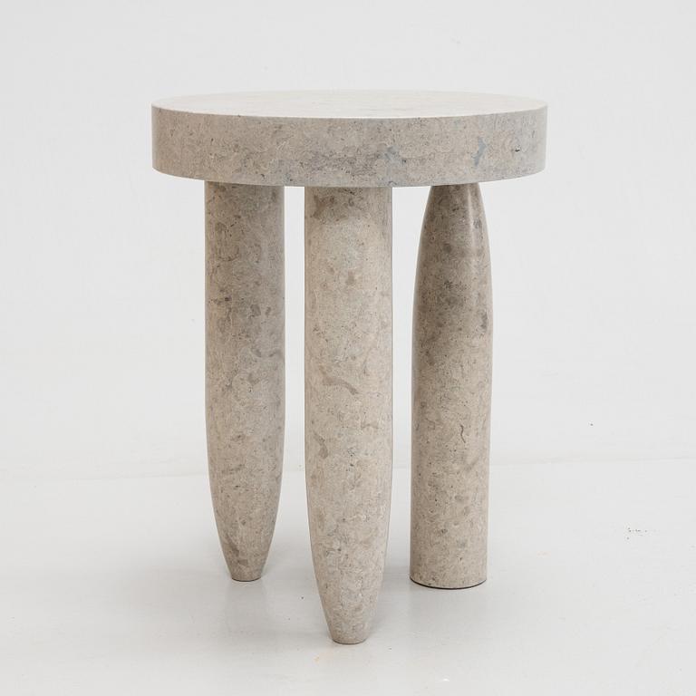 Oliver Kanniste, a 'PRE' limestone stool, Estonia, contemporary.