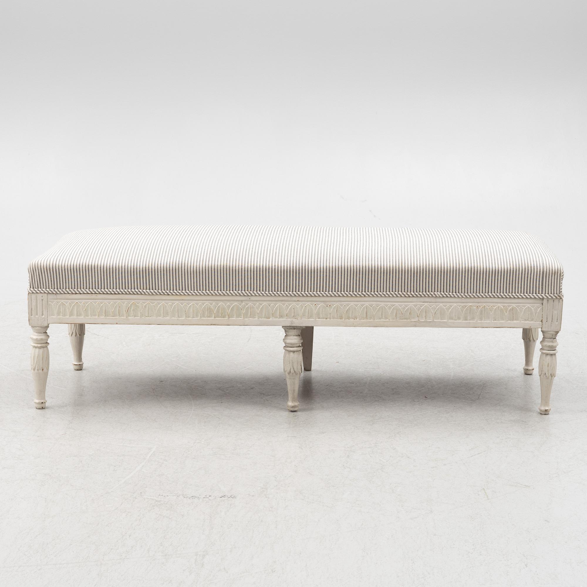 Bench, Gustavian, circa 1800.