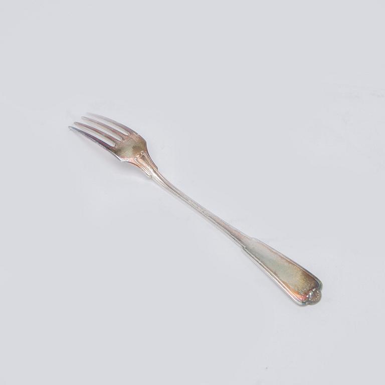 W.A. Bolin, bestickuppsättning, 89 delar, silver, Stockholm 1938, gammal Fransk.