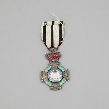 MEDALJ, "Für treue und verdienst", instiftad 8e april 1844. Vikt ca 24g.