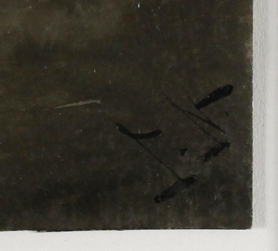 JENNY NYSTRÖM, akvarell och tusch, monogramsignerad.