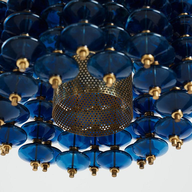 Hans-Agne Jakobsson, an "Estrella" model T/581 ceiling lamp, Markaryd, Sweden 1960-70's.