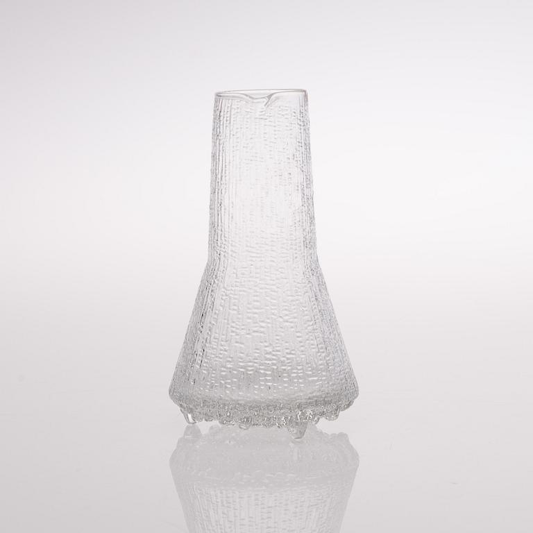 TAPIO WIRKKALA, dricksglas, 12 st samt kanna "Ultima Thule", Iittala, 1970-tal.