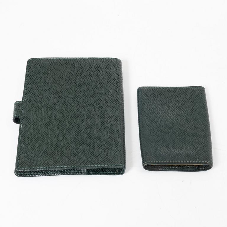 Louis Vuitton, agenda and key case, vintage.