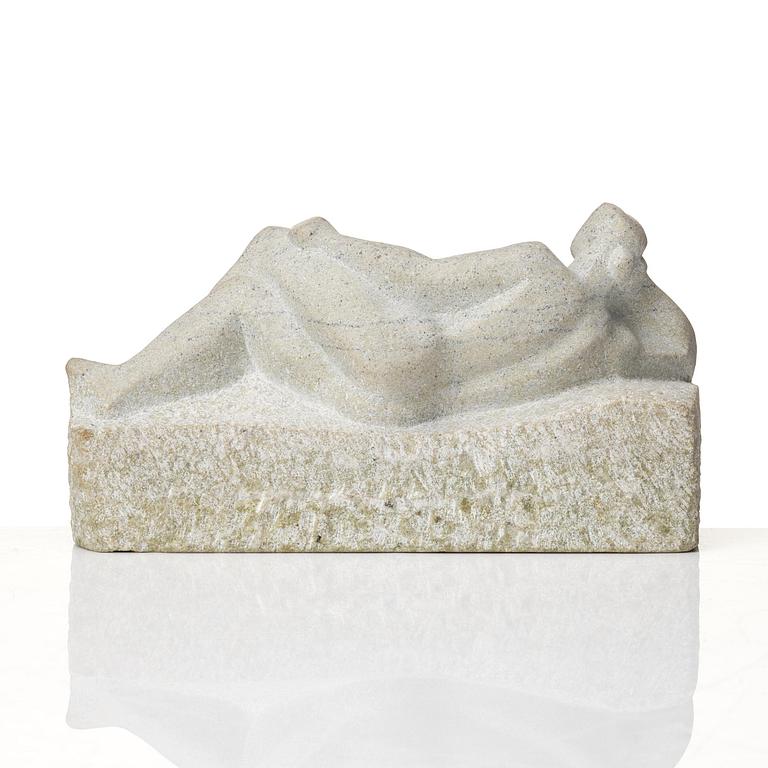 Eric Grate, skulptur, sten, signerad.