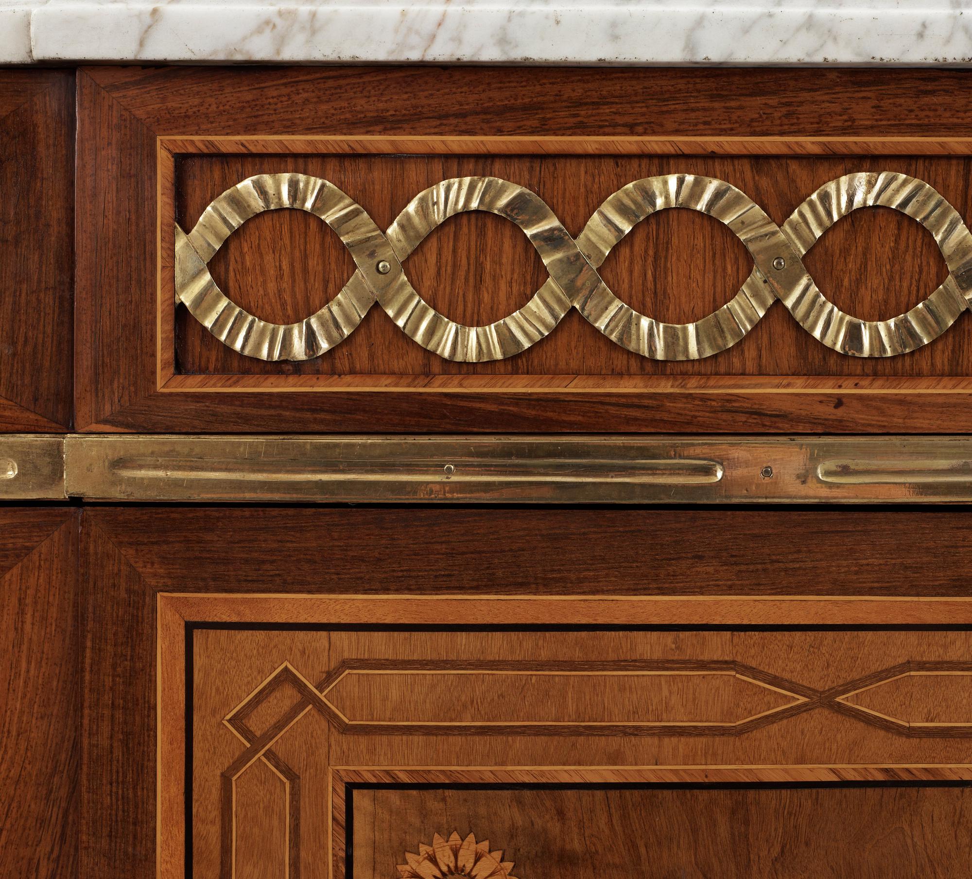 A Royal commode made by Georg Haupt 1782 for prince Karl Gustav, Duke of Småland, the second son of Gustav III.