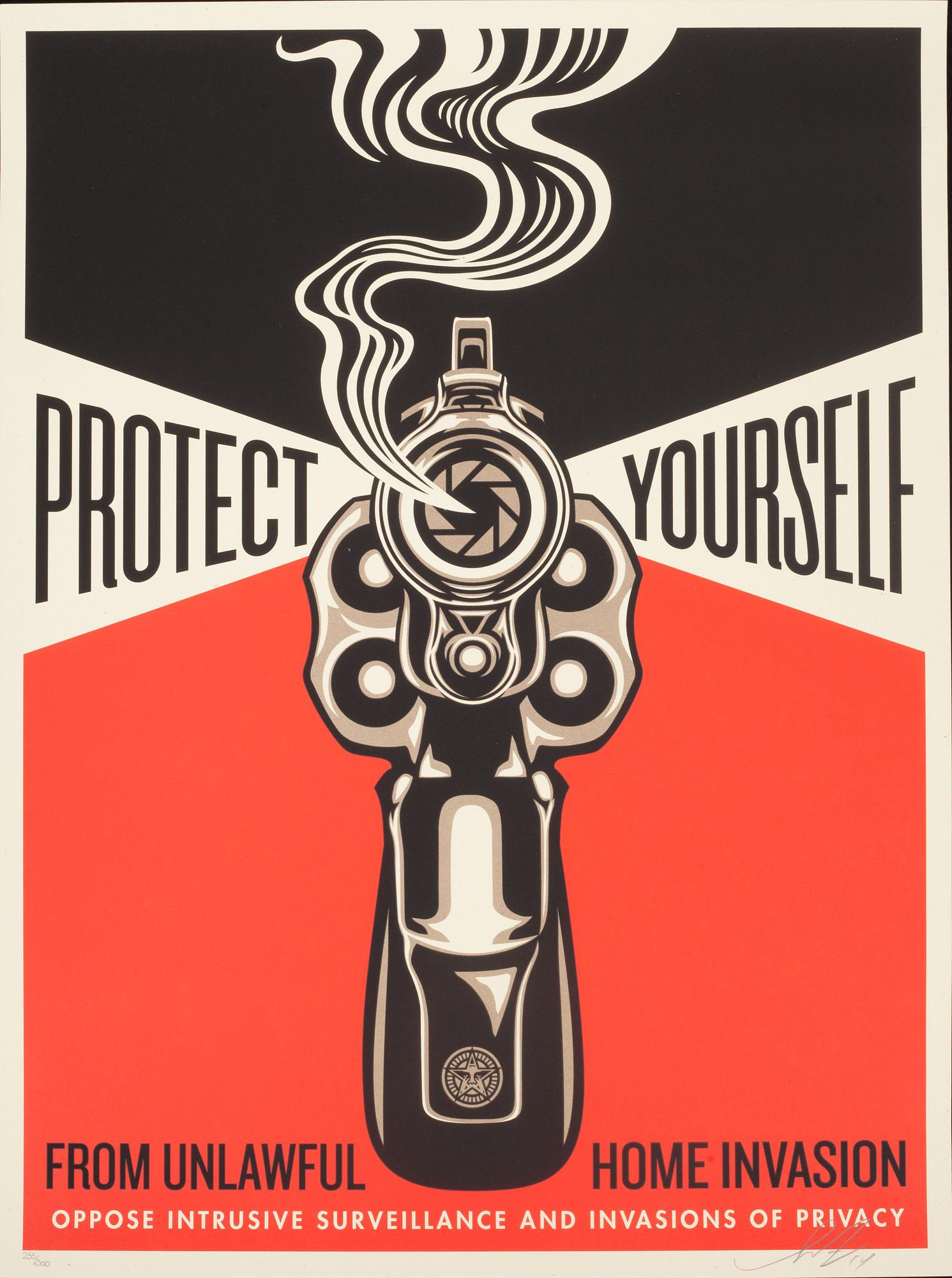 SHEPARD "OBEY" FAIREY, litografi, signerad o numrerad, daterad -14.