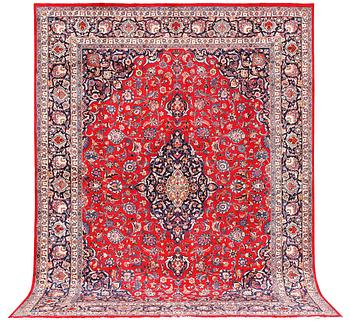 A Keshan carpet, c. 390 x 290 cm.