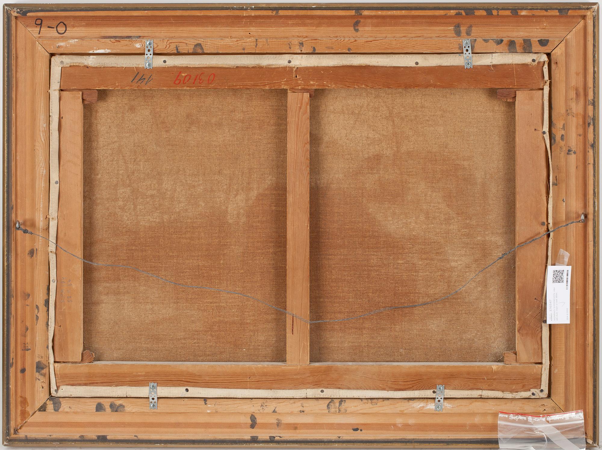 KONRAD SIMONSSON, olja på duk, sign o dat 1894.