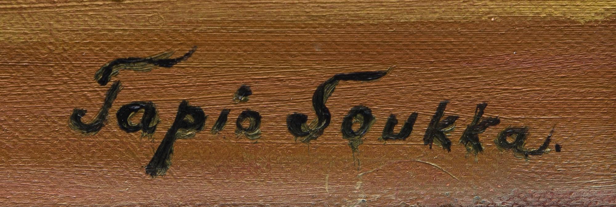 TAPIO SOUKKA, oil on canvas, signed.