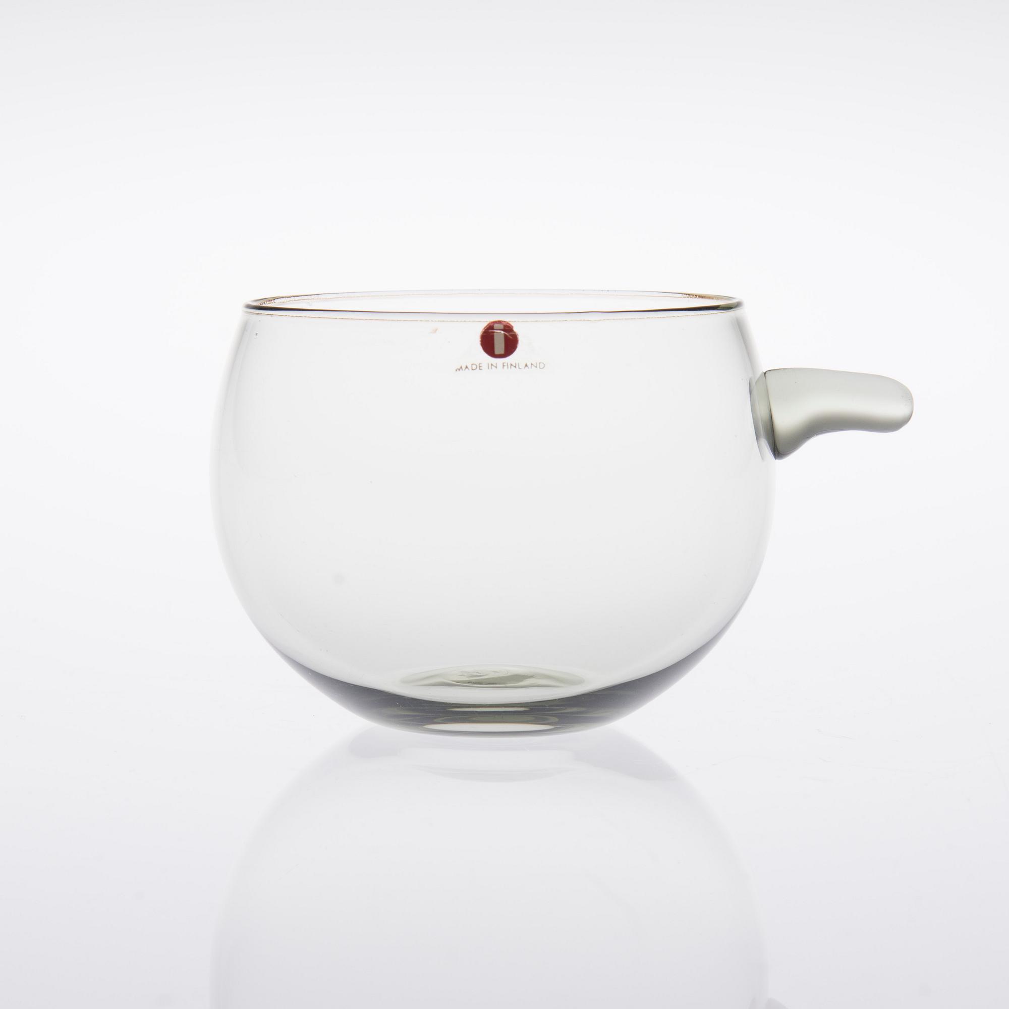 ÖLSTOP, 8 st, glas, 2052, Tapio Wirkkala, Iittala 1963-66.