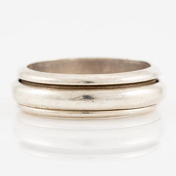 Ring, silver, Mexico.