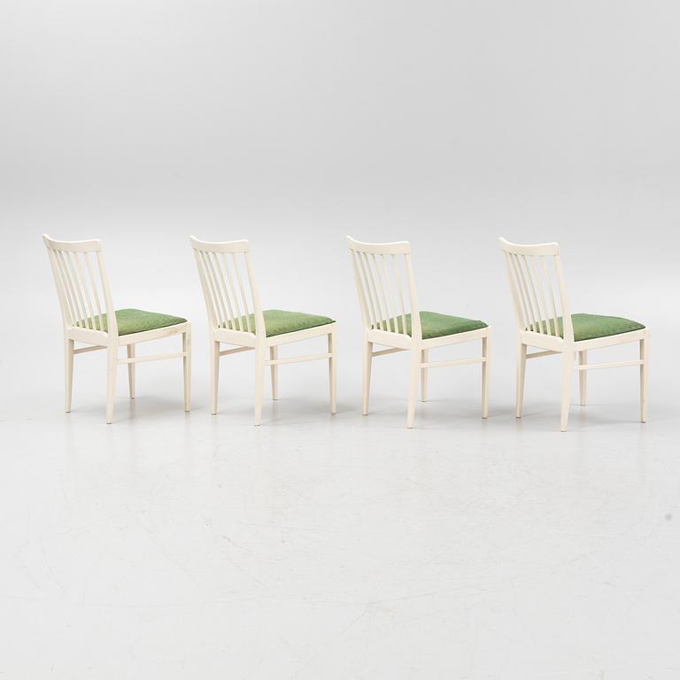 Carl Malmsten, a five piece dining group and a cabinet, modell 'Herrgården', Bodafors, Sweden, 1962.