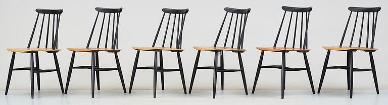 STOLAR, 6 st, "Fanett", Ilmari Tapiovaara, Edsbyverken, 1950/60-tal.
