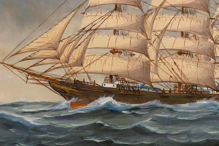 Hubert Lindström, oil on canvas.