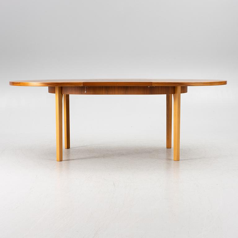 Dining table, walnut, 1960s.