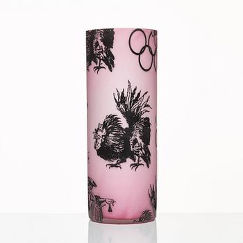 Per B. Sundberg, a "Moskva 1980" glass vase, Orrefors, Sweden 2004, limited edition.