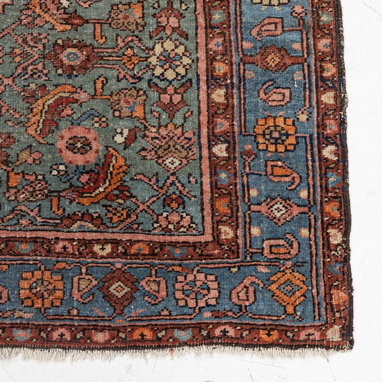 A carpet, semi-antique Hamadan, c. 199 x 128 cm.