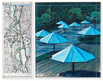 369. Christo & Jeanne-Claude, ”The Umbrellas (Project for Japan and Western USA)”.