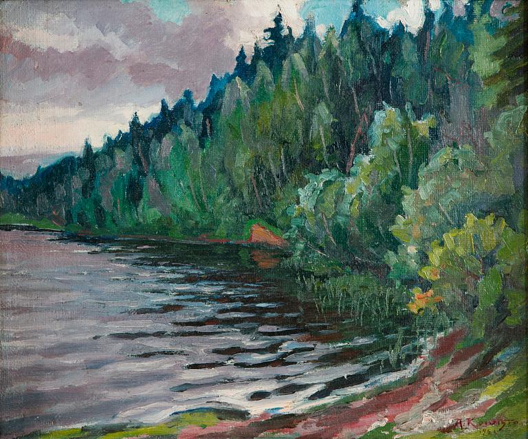 Aukusti Koivisto, View from Oulu River.