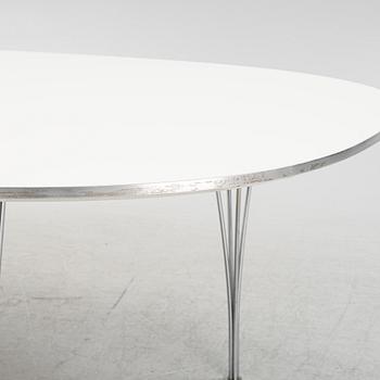 Bruno Mathsson & Piet Hein, a 'Superellips' dining table, Fritz Hansen, Denmark, 1998.