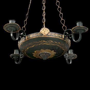 A first half of the 19th century ceiling lamp.