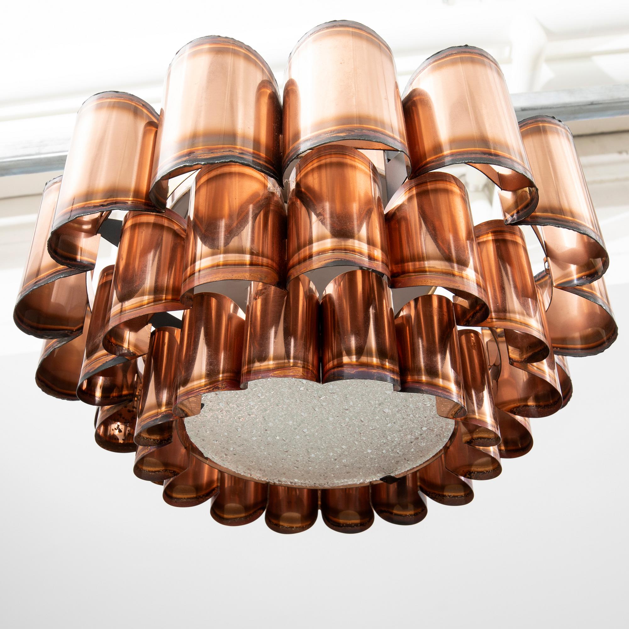 Werner Scholz, ceiling lamp Denmark 1960s.