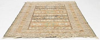An Indian carpet, c.261 x 180 cm.