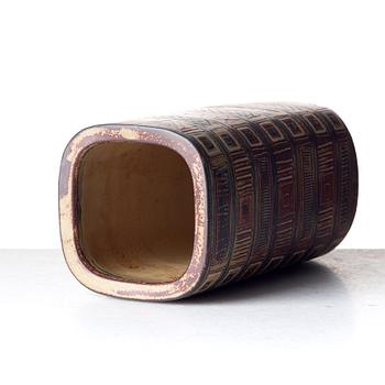 Wilhelm Kåge, a Farsta stoneware vase, Gustavsberg Studio, Sweden 1950's.