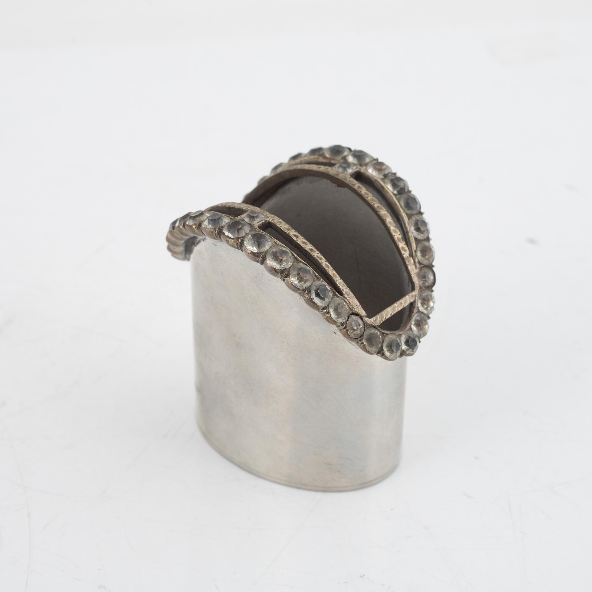Estrid Ericson, a business card holder, Firma Svenskt Tenn, Stockholm, 1970.
