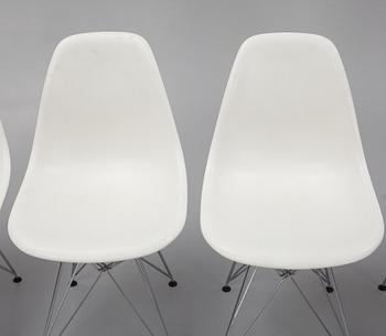 Charles & Ray Eames, stolar, 6 st, "Plastic chair", Vitra, 2006.