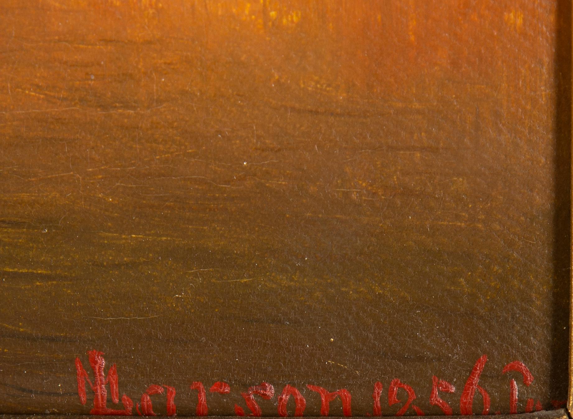 MARCUS LARSSON, oil on canvas, signed and dated 1856.