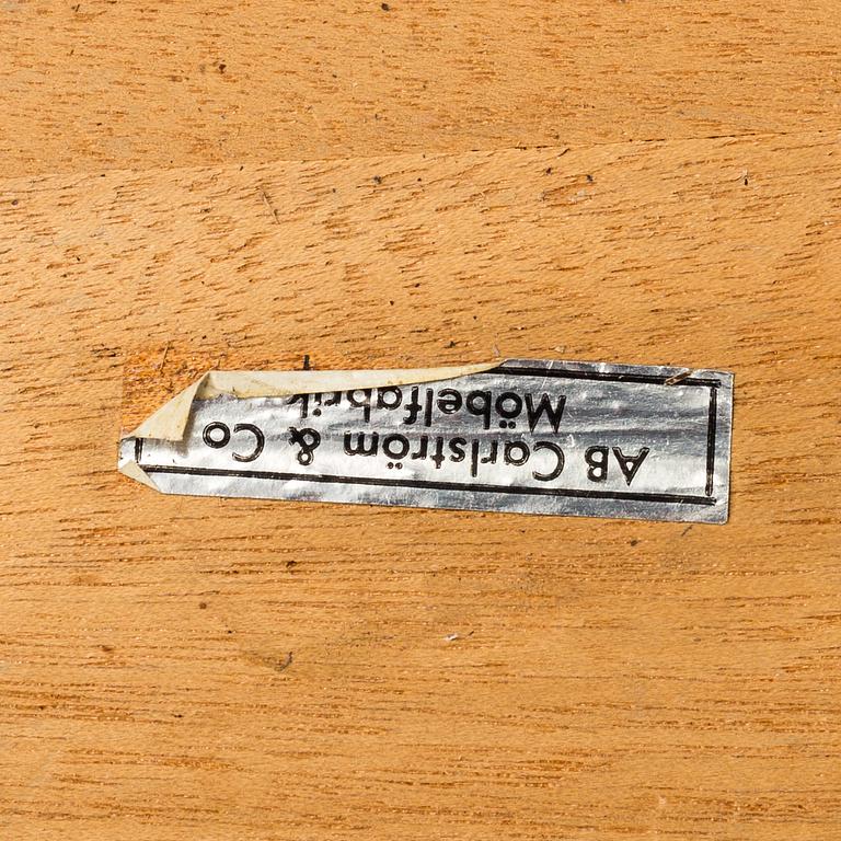 SÄNGBORD, ett par, AB Carlström & Co, Bjärnum, 1950/60-tal.