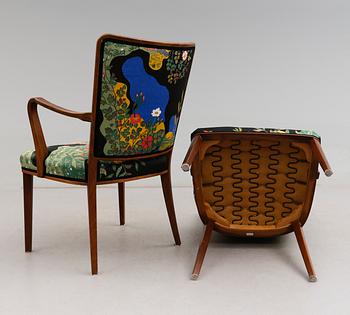 KARMSTOLAR, 1 par, 1900-talets mitt.