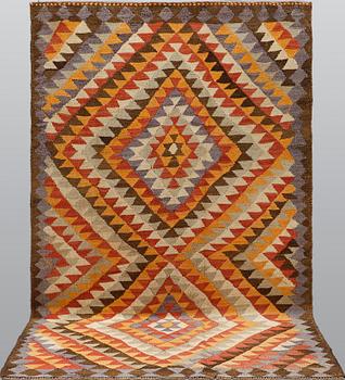 Matta, Persisk Nomad Kelim, ca 273 x 165 cm.