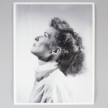 PER-OLOW ANDERSON, photograhy of Katharine Hepburn, stamped and numbered 3/5.