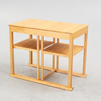 Carl Malmsten, a three-piece nesting table, 'Släden', City Möbler AB.