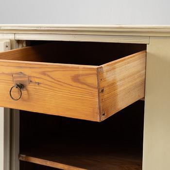 A Gustavian cupboard, early 19th century.