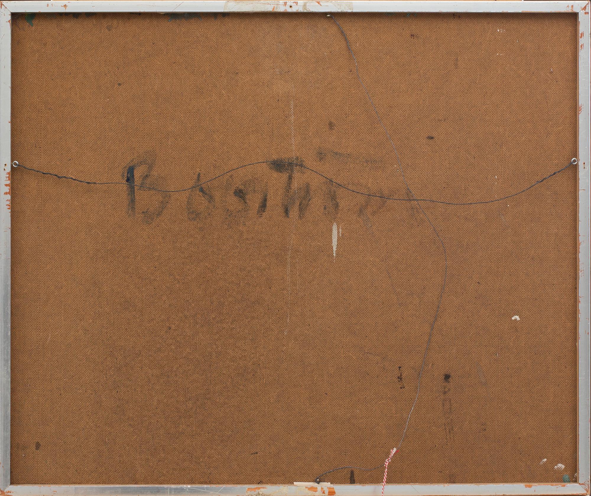 HARRY BOOSTRÖM, olja på pannå, signerad och daterad -66.