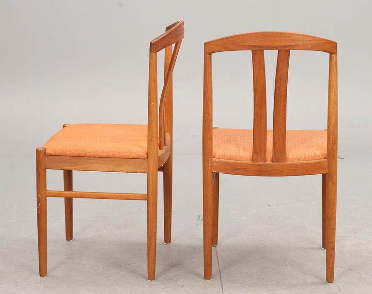 MATBORD och STOLAR, 4 st, 1960/70-tal.