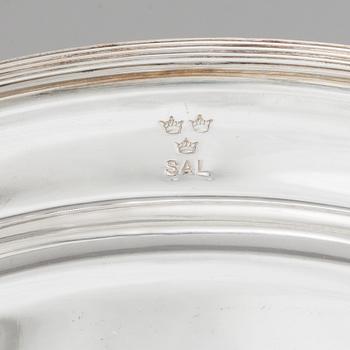 SWEDISH AMERICAN LINE, 3 serving dishes. Gense.