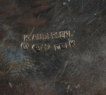 FAT samt VASER, ett par. Silver. Bla K Anderson 1931.