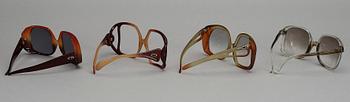 SOLGLASÖGON, 4 st, Christian Dior och Louis Féraud.