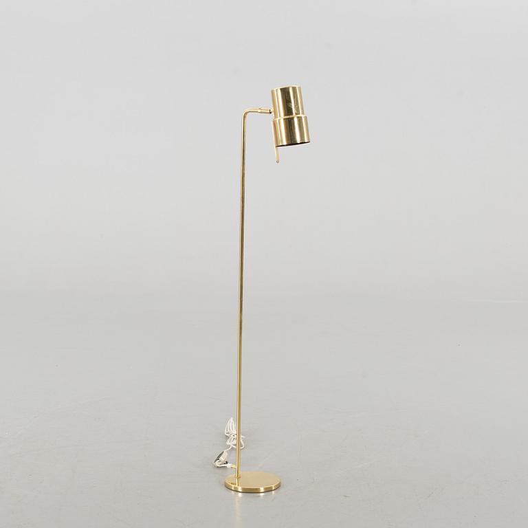 HANS AGNE JAKOBSSON, golvlampa, mässing, Markaryd, 1970/80-tal.