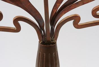 KANDELABER, koppar, 1920-tal.